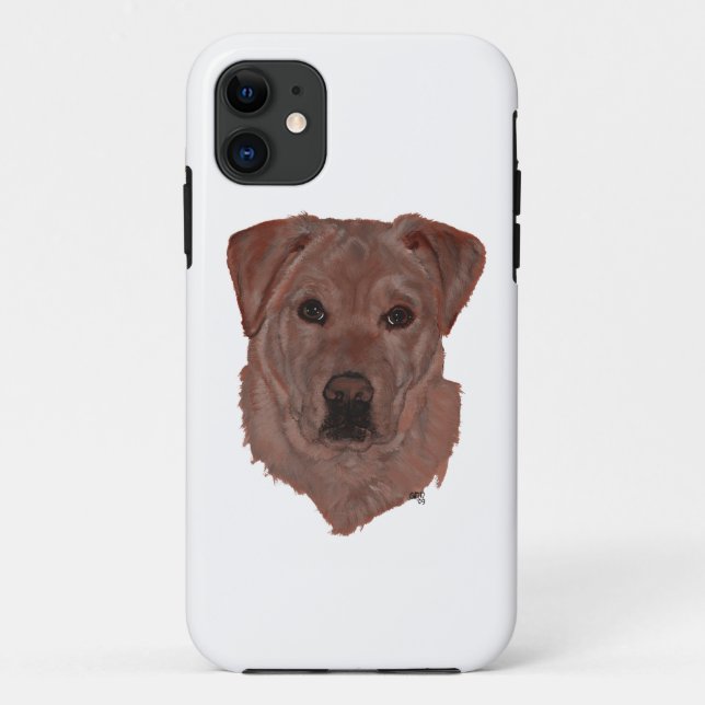 Cholcolate Brown Labrador Retriever Case-Mate iPhone Hülle (Rückseite)