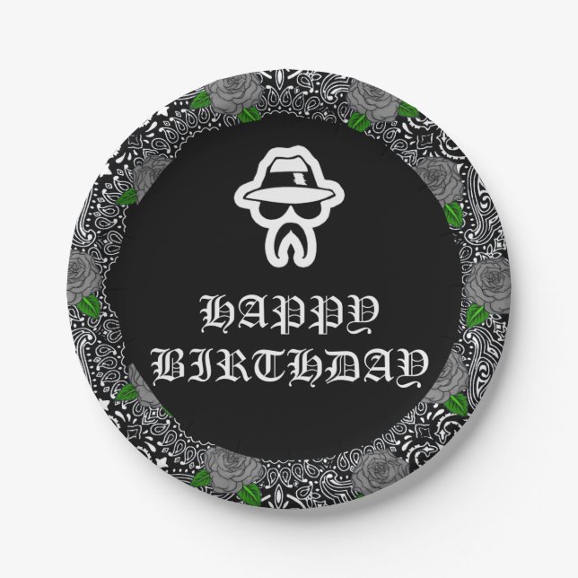 Cholo Theme Party Teller (Vorderseite)