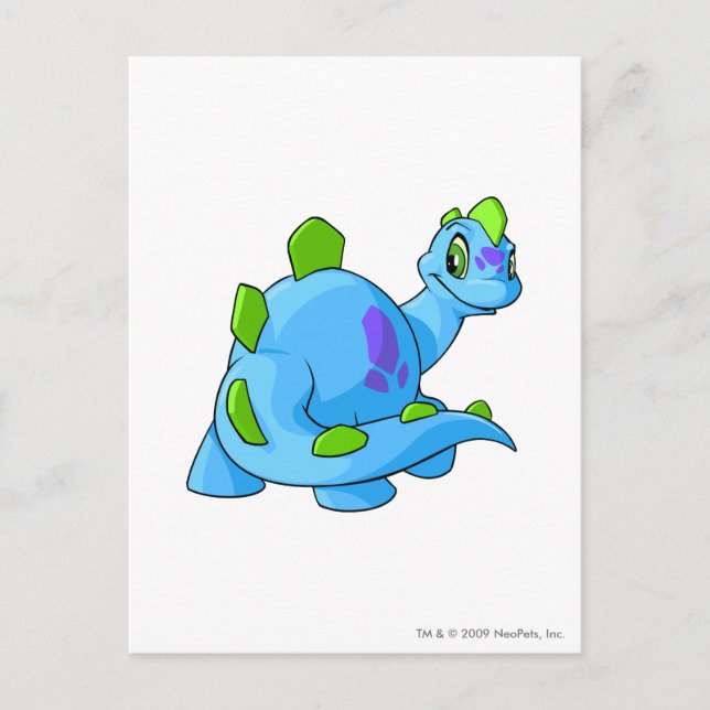 Chomby Blue Postkarte (Vorderseite)