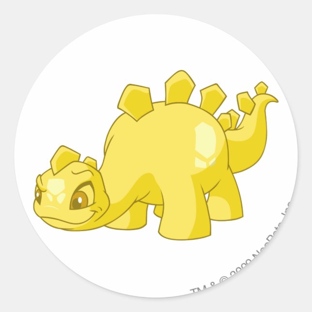 Chomby Gold Runder Aufkleber (Vorderseite)