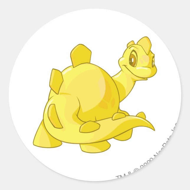 Chomby Gold Runder Aufkleber (Vorderseite)
