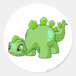 Chomby Green Runder Aufkleber