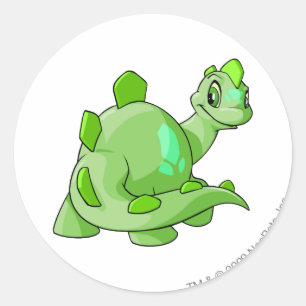 Chomby Green Runder Aufkleber