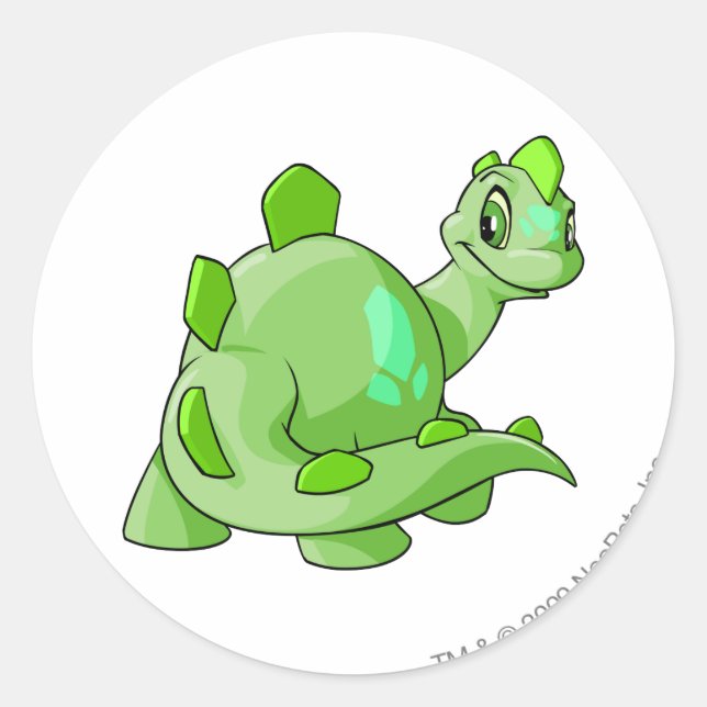 Chomby Green Runder Aufkleber (Vorderseite)
