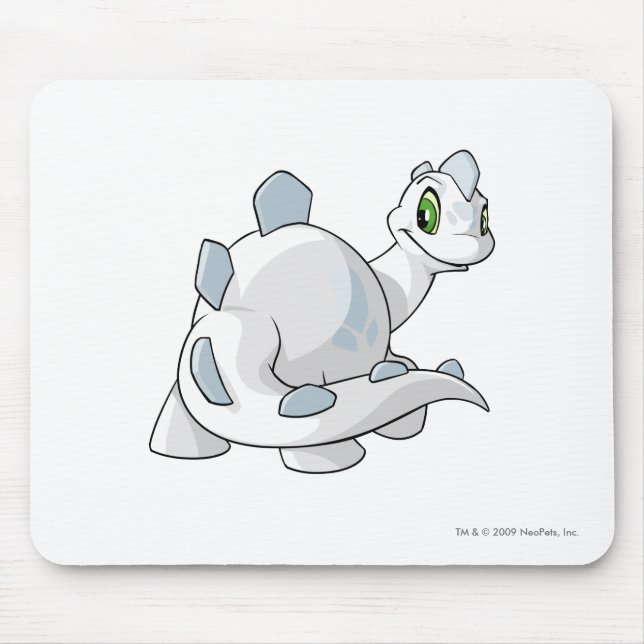 Chomby Weiß Mousepad (Vorne)