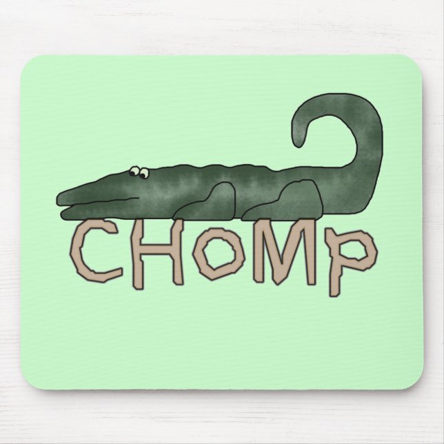 Chomp Alligatort-shirts und -geschenke Mousepad (Vorne)