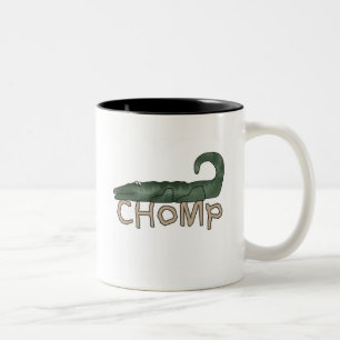 Chomp Alligatort-shirts und -geschenke Zweifarbige Tasse