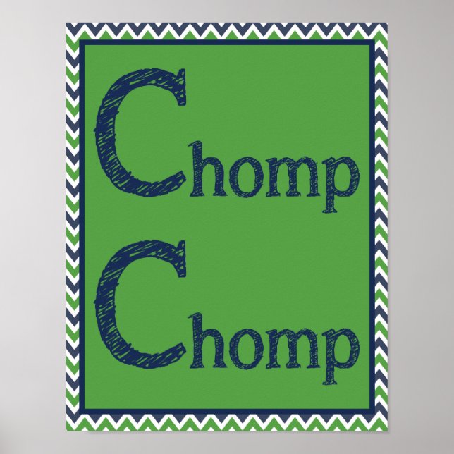 Chomp Chomp Poster (Vorne)