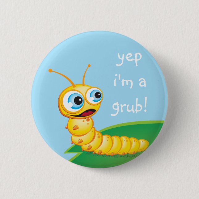 Chomp the Grub: Button (Vorderseite)