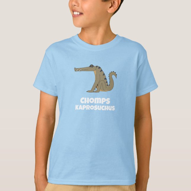 Chomps the Kaprosuchus T-Shirt (Vorderseite)