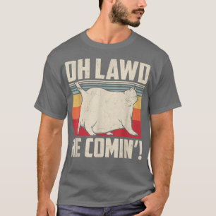 Chonk Cat Scale Meme Funny Retro Style Vintage Kat T-Shirt