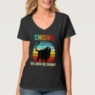 Chonk Cat Scale Meme - Retro Style Cats Memes T-Shirt