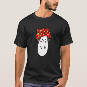 Chonk Kitty Niedliches Kleines Mushi Kitty Kleiner T-Shirt