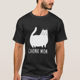 Chonk-Mama lustiger Katzenskalen-Meme T-Shirt