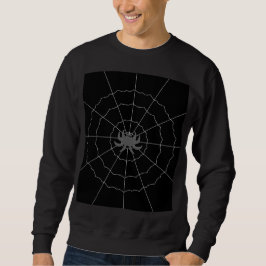 Chonky Cartoon Spider Black Sweatshirt