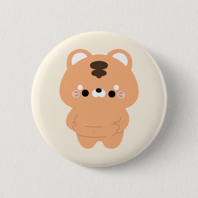 Chonky Tiger Button (Vorderseite)