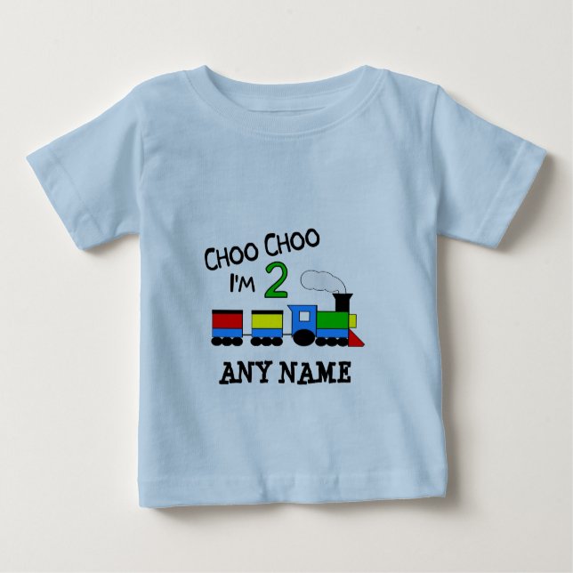 Choo Choo bin ich 2!  Mit ZUG Baby T-shirt (Vorderseite)