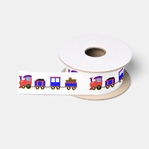 Choo-Choo bunte Cartoonzug-Satinkinder Satinband