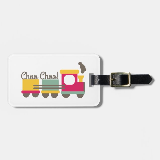 Choo Choo Gepäckanhänger (Vorderseite horizontal)