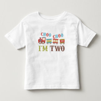 Choo Choo Je suis deux T-shirt Anniversaire