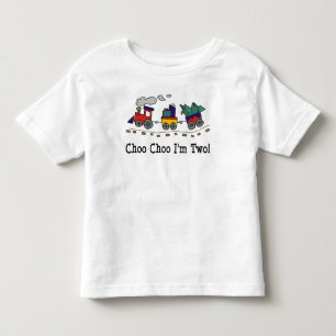 Choo Choo je suis T-shirt de deux anniversaires