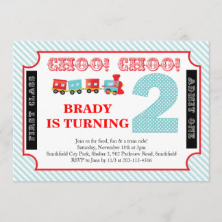 Choo Choo Look Who's 2 - Invitation à la fête