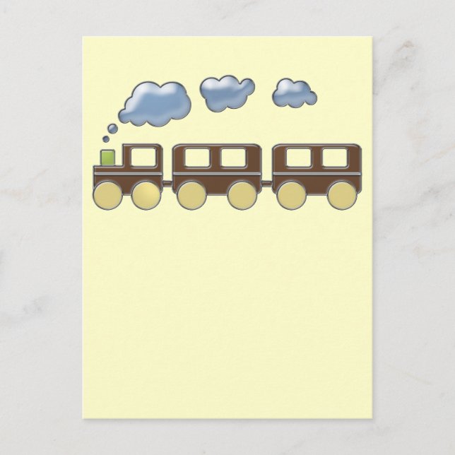 Choo Choo Train Postkarte (Vorderseite)