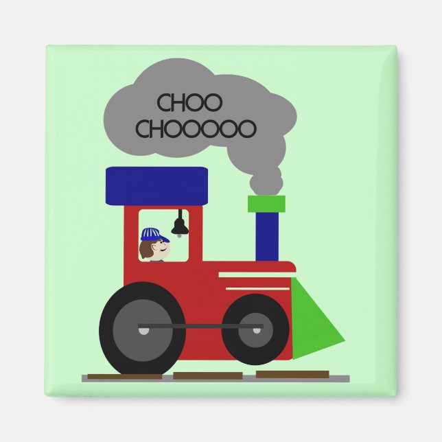 Choo Choo Train Trikots und Geschenke Magnet (Vorne)