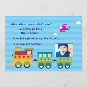 Choo Choo Was ist die neue Schwangerschaftsankündi Ankündigung