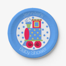 Choo Choo Zug Baby Shower Teller