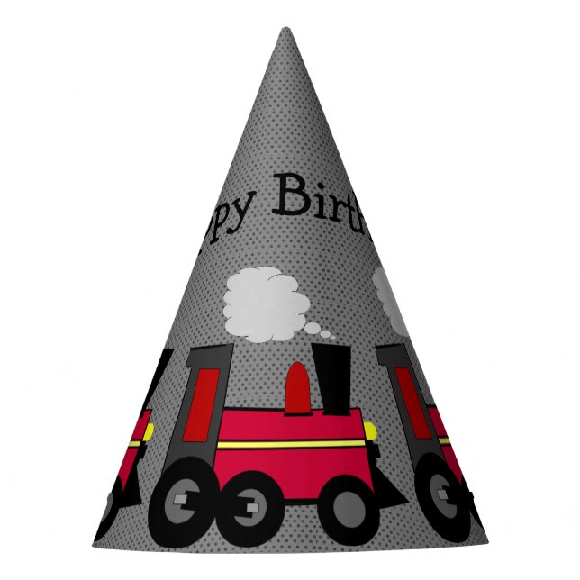 Choo Choo Zug Partyhütchen (Vorderseite)