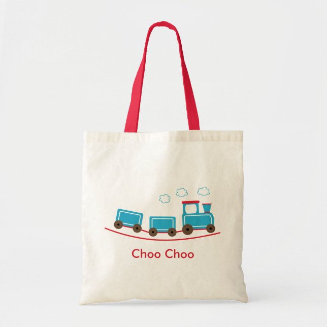 Choo Choo Zug-Taschen- oder -geschenktasche Tragetasche (Vorne)
