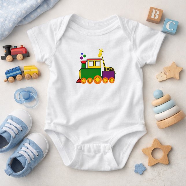 Choo-Train Baby Jersey Bodysuit Strampler (Von Creator hochgeladen)