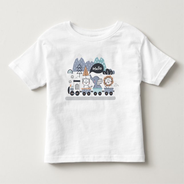 Choo-Train Kleinkind T-shirt (Vorderseite)