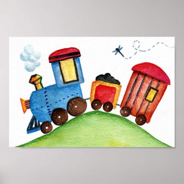 Choo Train Print Poster (Vorne)