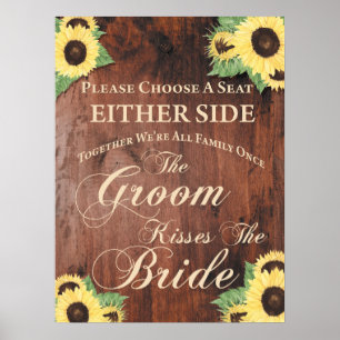 Choose a Seat Not a Side Poster