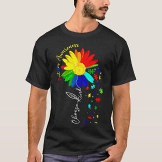 Choose Kind Autism Awareness Sunflower T-Shirt