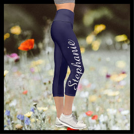 CHOOSE YOUR COLOR CUSTOM yoga capri leggings