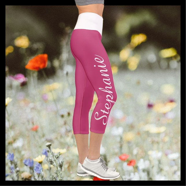 CHOOSE YOUR COLOR CUSTOM yoga capri leggings (Von Creator hochgeladen)