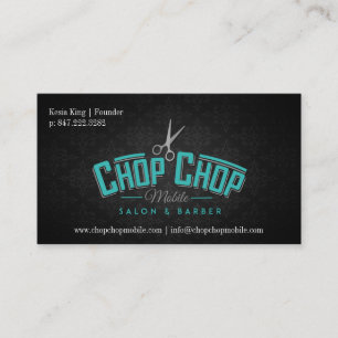 Chop Chop Mobile Salon & Barber Visitenkarte