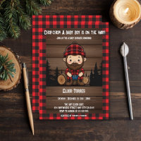 Chop! Rustikale Lumberjack Flannel Babydusche