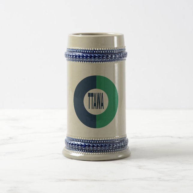 Chope 624 g blau OTTAWA Bierglas (Mittel)