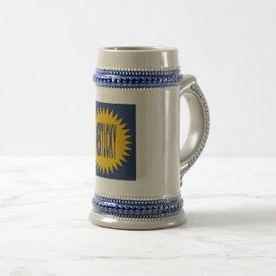 Chope 624 g grau/blau SONNE KENTUCKY Bierglas
