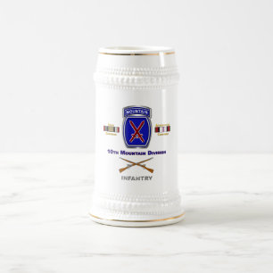 Chope À Bière 10e division de montagne Ancien combattant en Irak