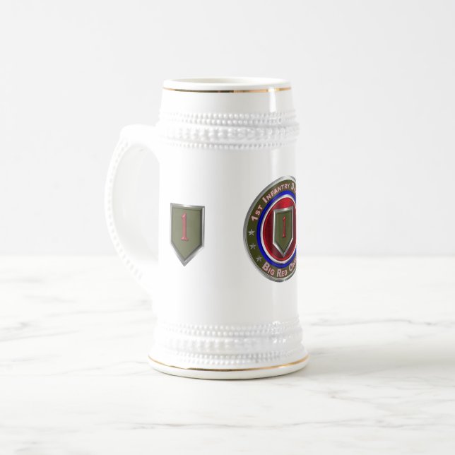 Chope À Bière 1re division d'infanterie (Devant gauche)