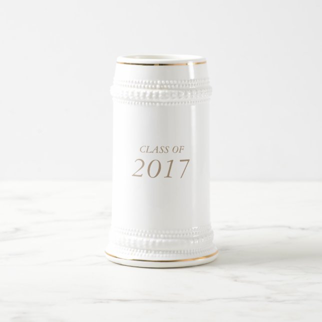Chope À Bière 22 onces. "CLASSE de 2017" diplômés/obtentions du (Centre)