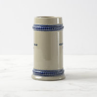 22 onces personnalisable. Bière allemande Stein de