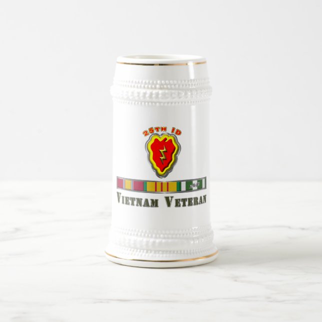 Chope À Bière 25e division d'infanterie Vétérinaire du Vietnam  (Centre)