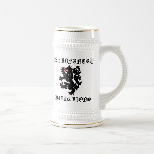 Chope À Bière 28ème Lions noirs de FNI (Droite)