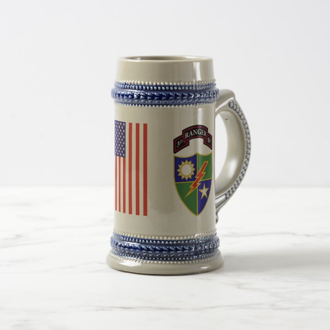 Chope À Bière 3e bataillon - 75e régiment de Rangers Stein (Devant droit)
